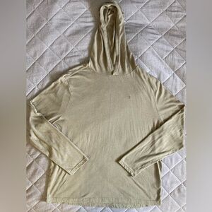 Duck Camp Pullover Hoodie Mens XL Green Lightweight Base Layer Polyester Cotton